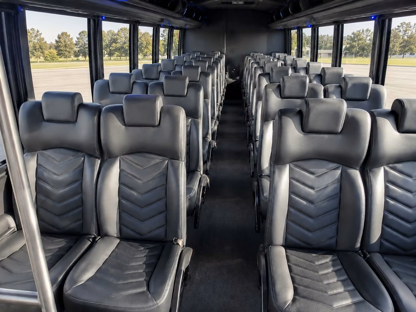 18 passenger minibus interior