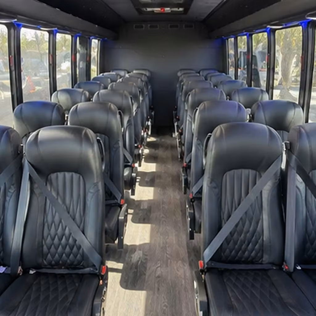28 passenger minibus inside
