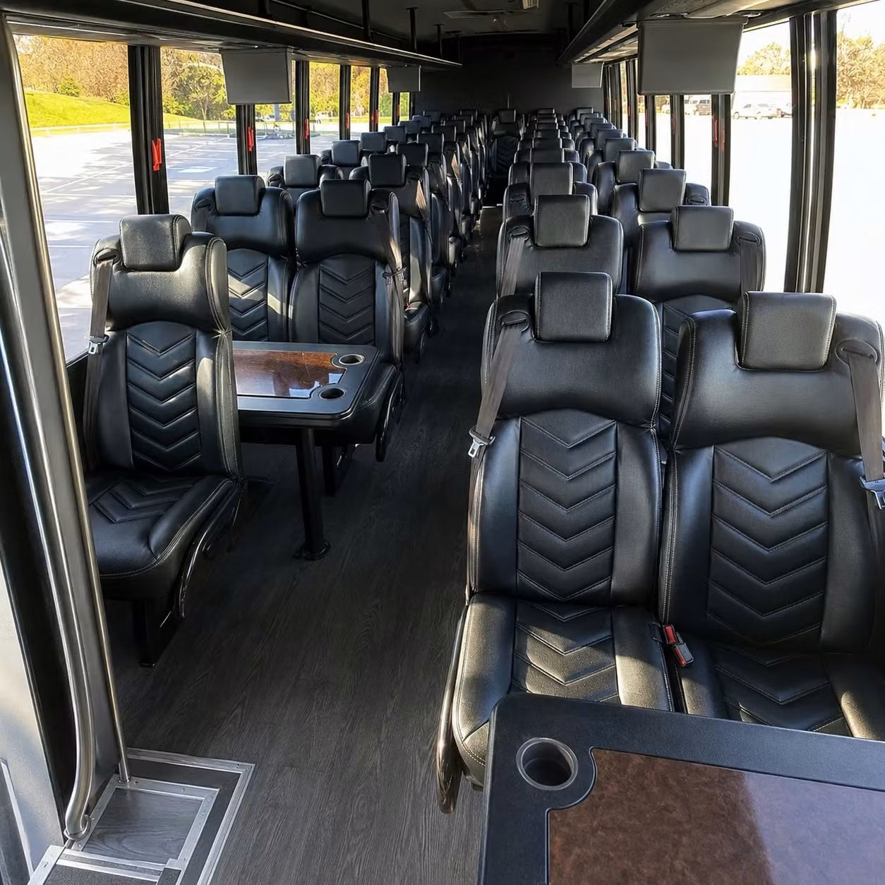 30 passenger minibus inside