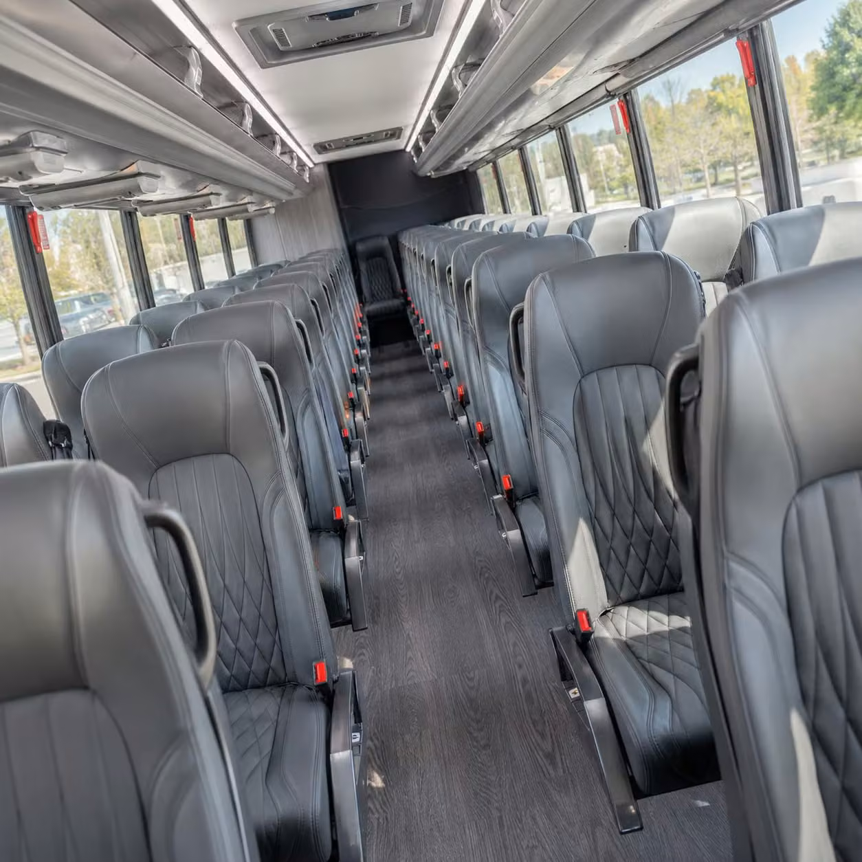 35 passenger minibus interior