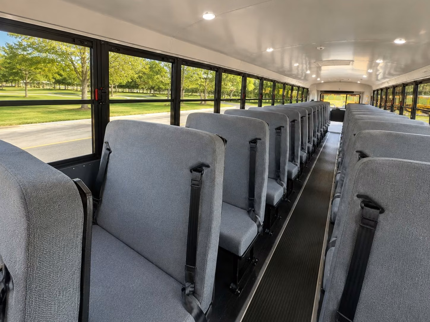 school bus interior
