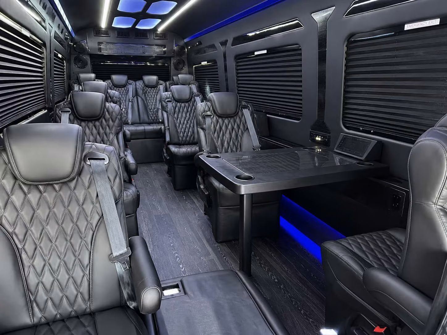 sprinter van with driver interior